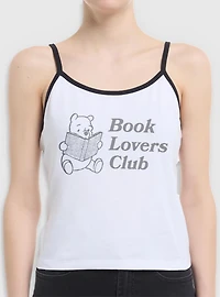 Disney Winnie The Pooh Book Lovers Club Womens Cami