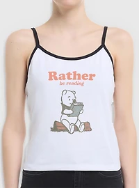 Disney Winnie The Pooh Rather Be Reading Womens Cami