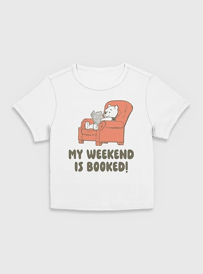 Disney Winnie The Pooh My Weekend Is Booked Women Baby T-Shirt