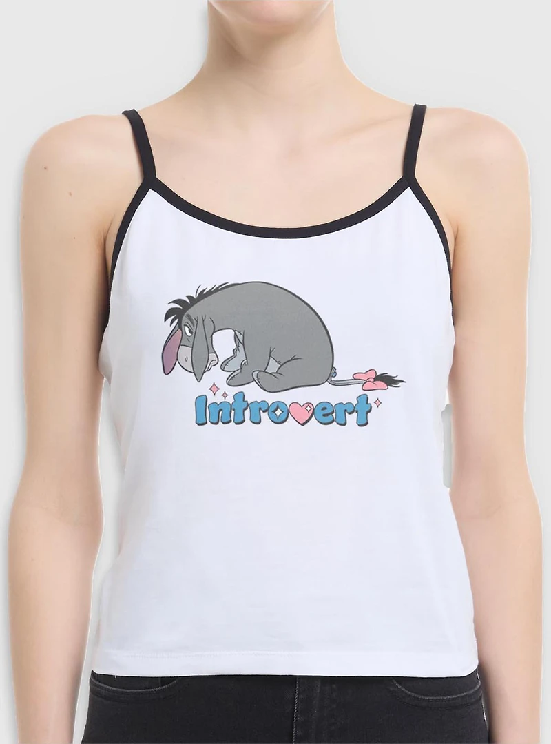 Disney Winnie The Pooh Introvert Eeyore Womens Cami