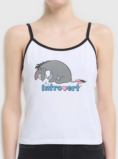 Disney Winnie The Pooh Introvert Eeyore Womens Cami