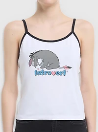 Disney Winnie The Pooh Introvert Eeyore Womens Cami