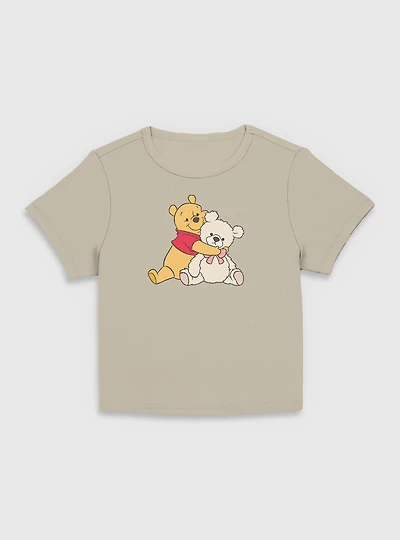 Disney Winnie The Pooh Two Cute Bears Women Baby T-Shirt