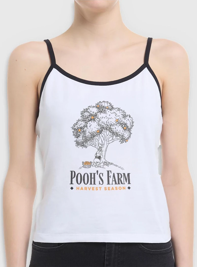 Disney Winnie The Pooh Pooh's Farm Harvest Season Womens Cami