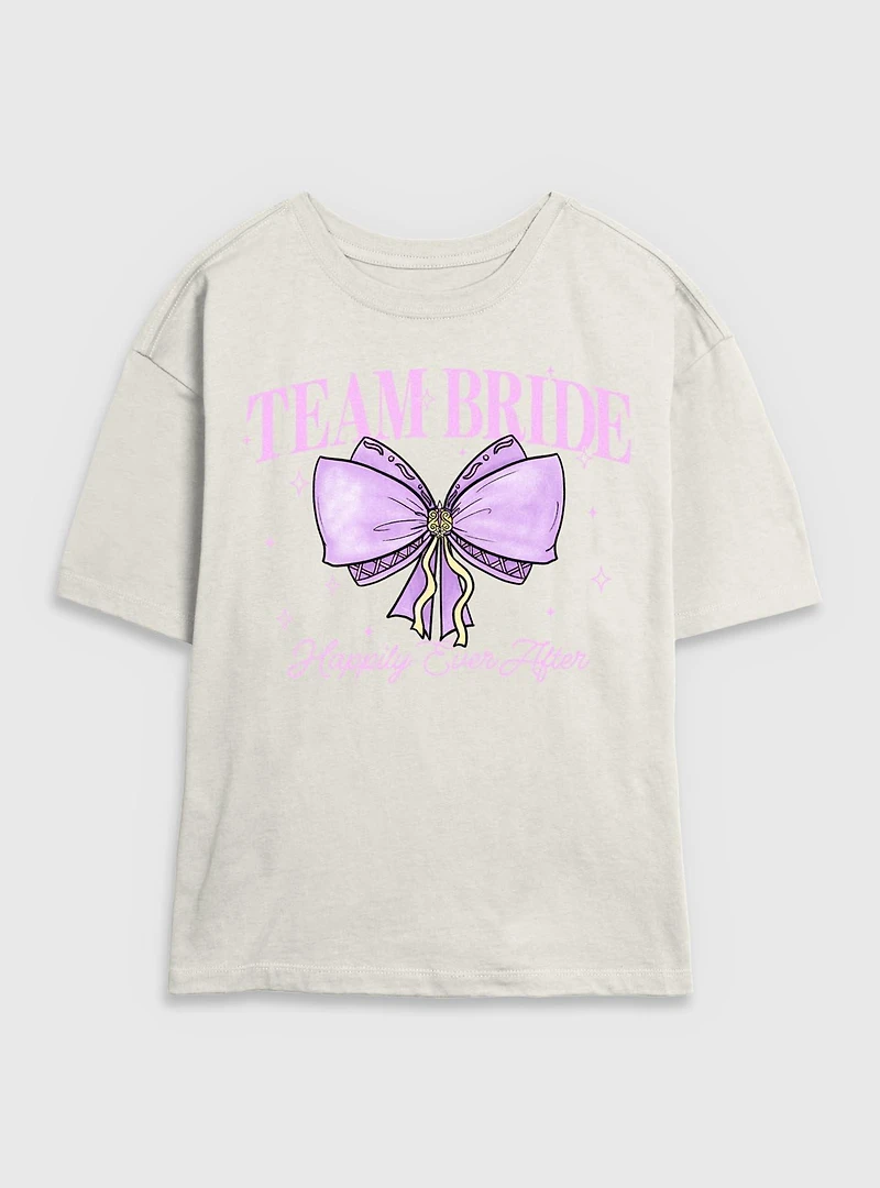 Disney Tangled Team Bride Rapunzel? Womens Skimmer T-Shirt