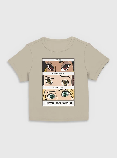 Disney Princesses Let's Go Girls Women Baby T-Shirt