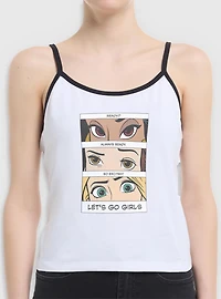 Disney Princesses Let's Go Girls Womens Cami