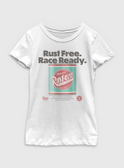 Disney Pixar Cars Rusteze Race Ready Youth Girls T-Shirt