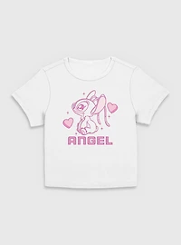 Disney Lilo & Stitch Angel Hearts Women Baby T-Shirt