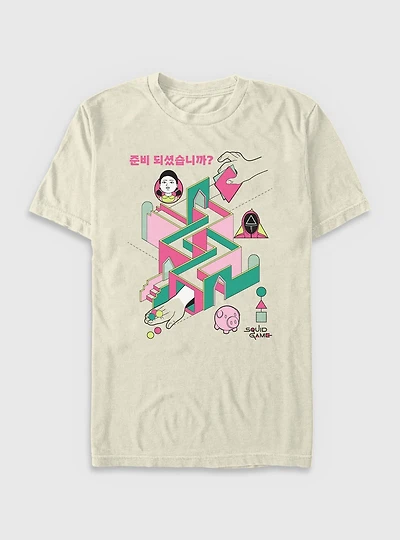 Squid Game Labyrinth Garment Dye T-Shirt