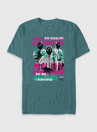 Squid Game I Survived Garment Dye T-Shirt