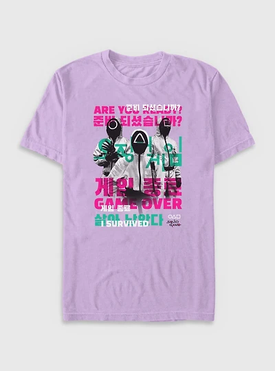 Squid Game I Survived Garment Dye T-Shirt