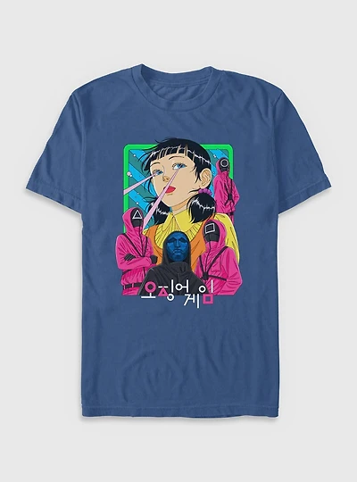 Squid Game Graphic Seoyoung Garment Dye T-Shirt