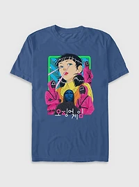 Squid Game Graphic Seoyoung Garment Dye T-Shirt