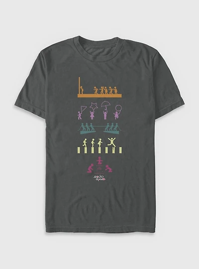 Squid Game Icons Garment Dye T-Shirt