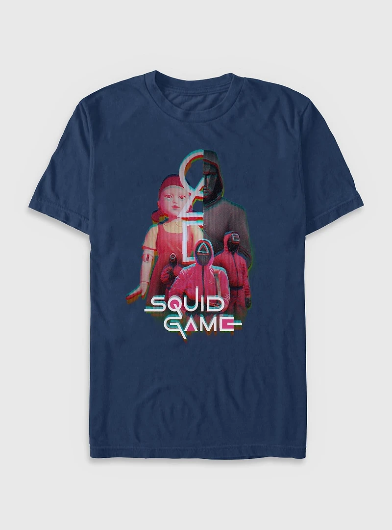 Squid Game Glitch Games Garment Dye T-Shirt