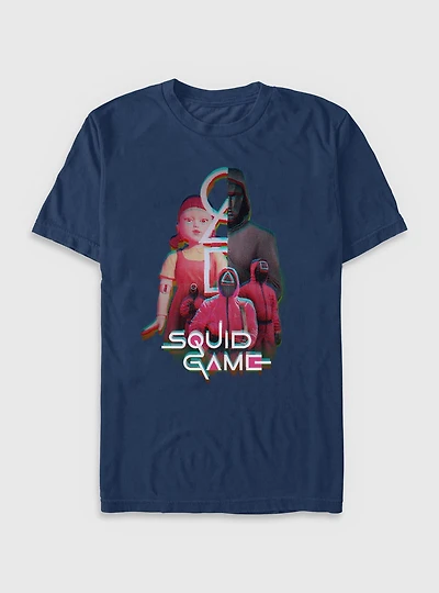 Squid Game Glitch Games Garment Dye T-Shirt