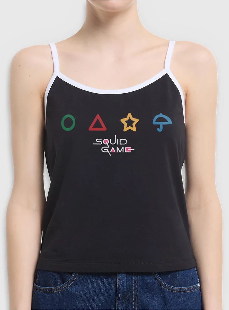 Squid Game Umbrella Womens Cami