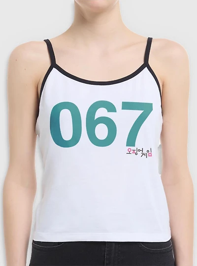 Squid Game Costume 067 Womens Cami