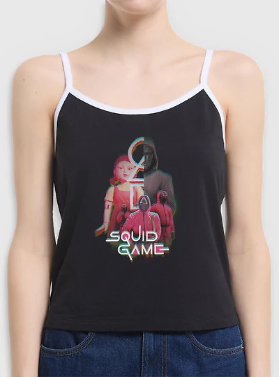Squid Game Glitch Games Womens Cami