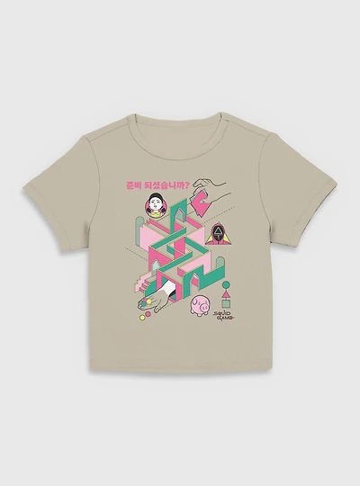 Squid Game Labyrinth Womens Baby T-Shirt