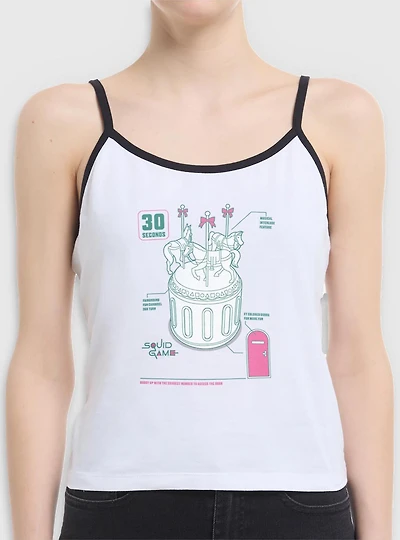 Squid Game Round And Carousel Womens Cami