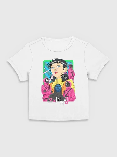 Squid Game Graphic Seoyoung Womens Baby T-Shirt