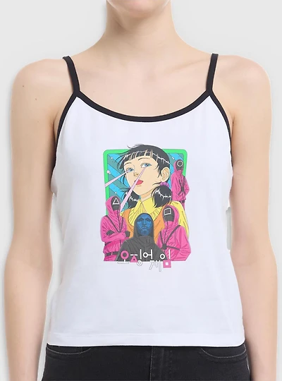 Squid Game Graphic Seoyoung Womens Cami