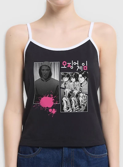 Squid Game Manga Panel Womens Cami
