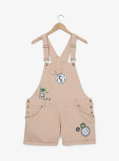 Peanuts Beagle Scouts Women's Plus Short Overalls — BoxLunch Exclusive