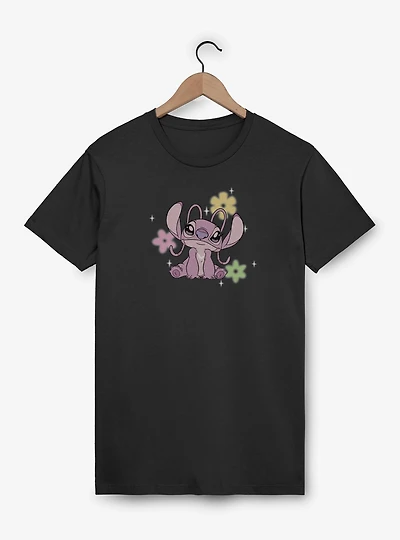 Disney Lilo & Stitch Angel Flowers T-Shirt