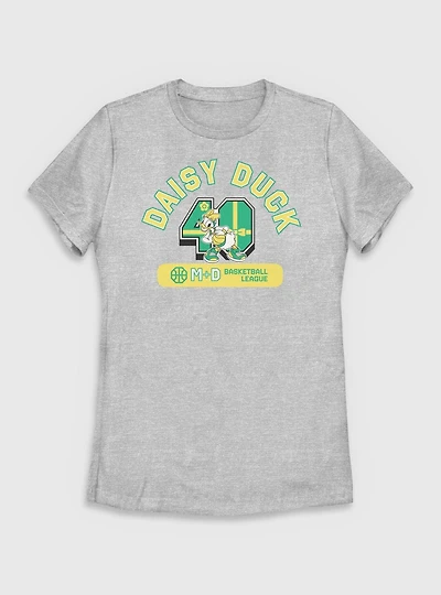 Disney Daisy Duck Basketball League Womens T-Shirt