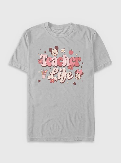 Disney Mickey Mouse Teacher Life T-Shirt