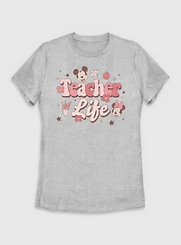 Disney Mickey Mouse Teacher Life Womens T-Shirt