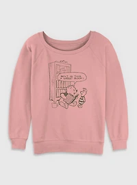 Disney Winnie The Pooh Great Book Womens Slouchy Sweatshirt