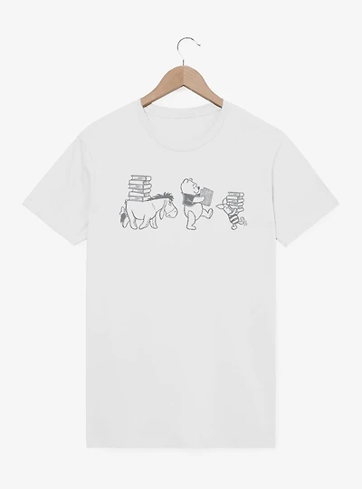 Disney Winnie The Pooh Carrying Books T-Shirt