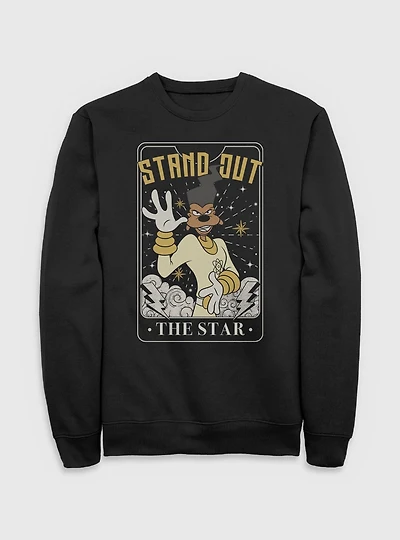 Disney Goofy Powerline Star Tarot Sweatshirt