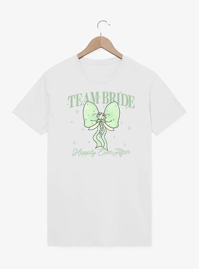 Disney The Princess And Frog Team Bride Happily Ever After  T-Shirt