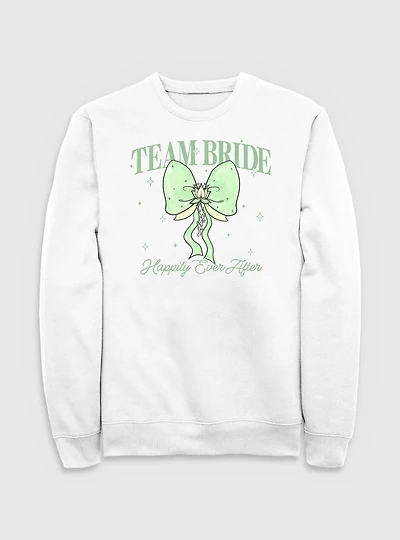 Disney The Princess And Frog Team Bride Happily Ever After  Sweatshirt