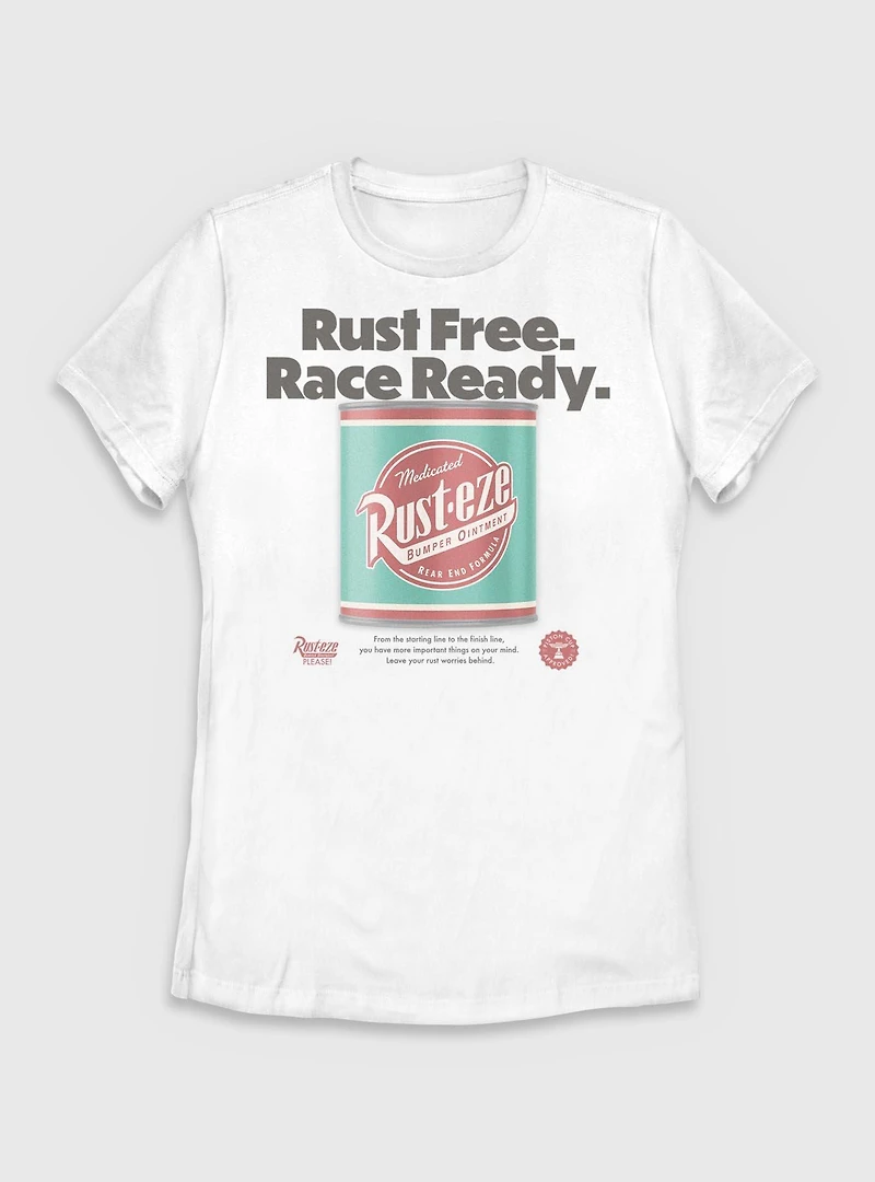 Disney Pixar Cars Rusteze Race Ready Womens T-Shirt