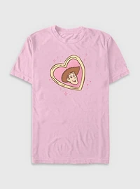 Disney Pixar Toy Story Woody Heart Locket Garment Dye T-Shirt