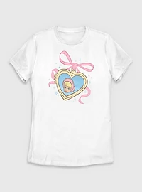 Disney Pixar Toy Story Bo Peep Heart Locket Womens T-Shirt