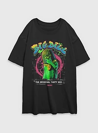 Fortnite Spray Paint Dill Womens Oversized T-Shirt