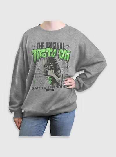 Fortnite Bad Brine Womens Oversized Sweatshirt