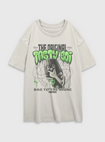 Fortnite Bad Brine Womens Oversized T-Shirt
