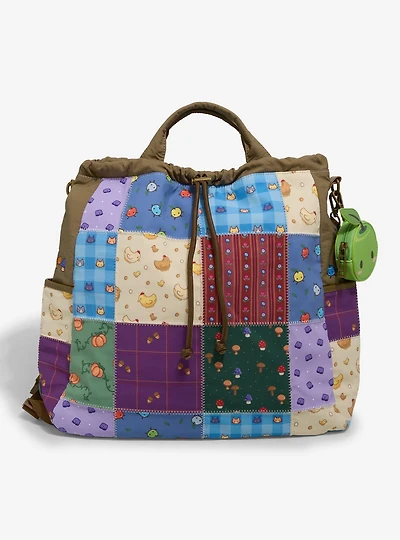 Stardew Valley Icons Patchwork Convertible Backpack - BoxLunch Exclusive