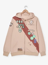 Peanuts Beagle Scouts Badges Zippered Hoodie - BoxLunch Exclusive