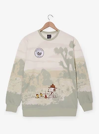 Peanuts Snoopy Beagle Scouts Scenic Crewneck — BoxLunch Exclusive