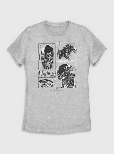 Alien: Earth Xenomorph Panels Womens T-Shirt