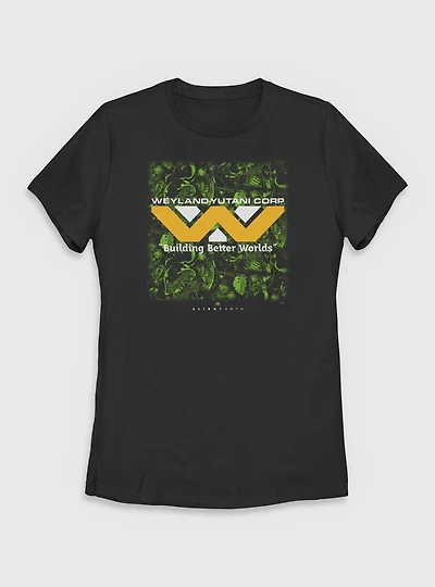 Alien: Earth Logo Wayland-Yutani Corp Womens T-Shirt